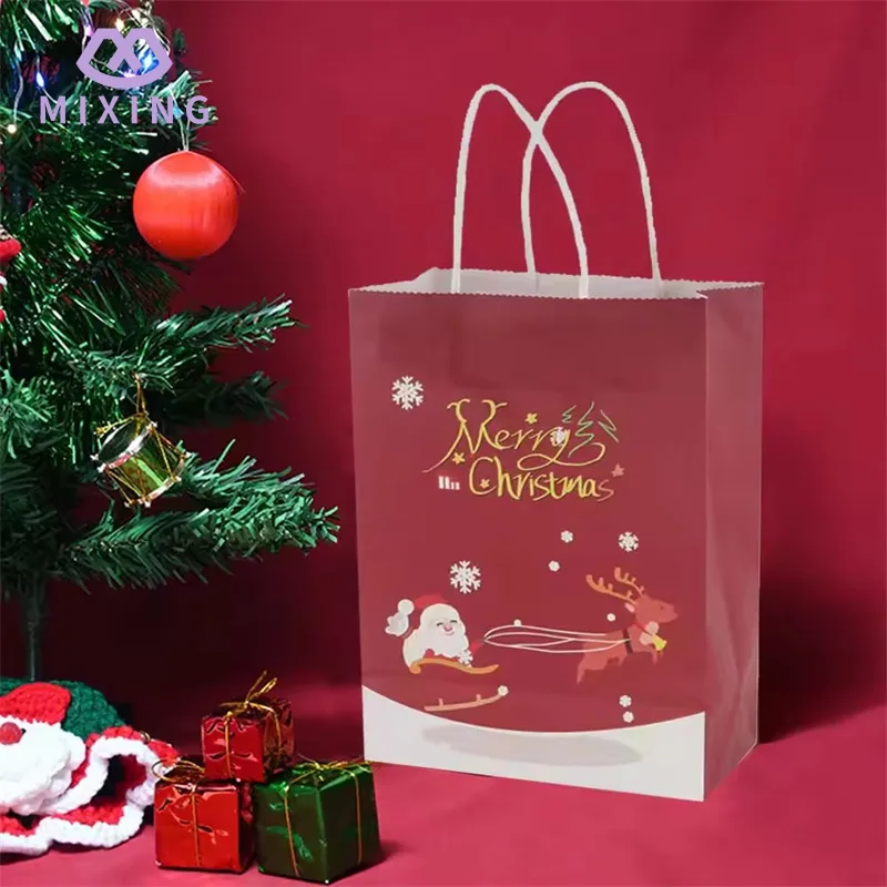 Paper Christmas Goodie Bags Paper Christmas Goodie Bags