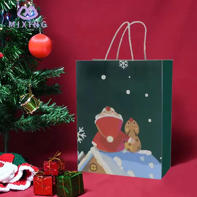 Paper Christmas Goodie Bags Paper Christmas Goodie Bags