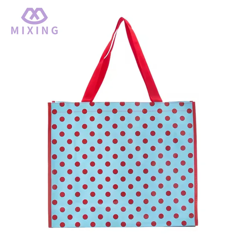 लोगो के साथ पीपी बुना बैग